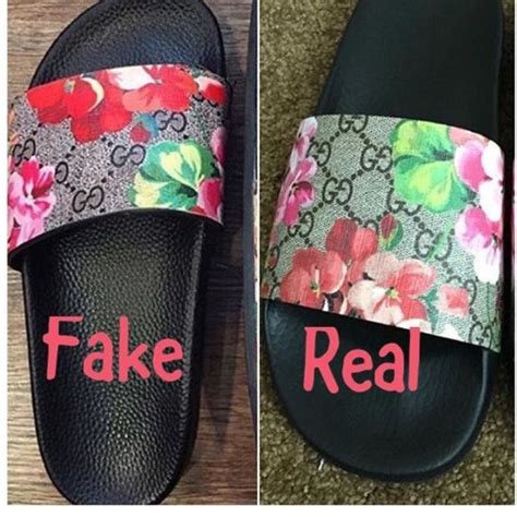 gucci gg blooms slides fake|gucci floral slides outfit.